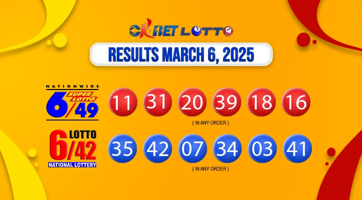 latest pcso lotto draw results for march 6, 2025