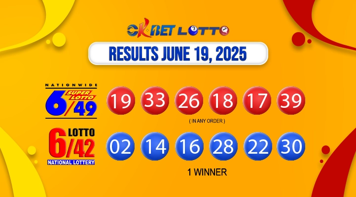 1 winner in june 19, 2025 lotto 6/42 draw results